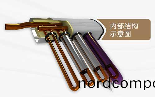 U型(xing)管(guan)集(ji)热器(qi)结构(gou)示意(yi)图(tu)